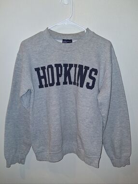 Vintage MV Sport Gray Hopkins Long Sleeve Sweatshirt Size Small